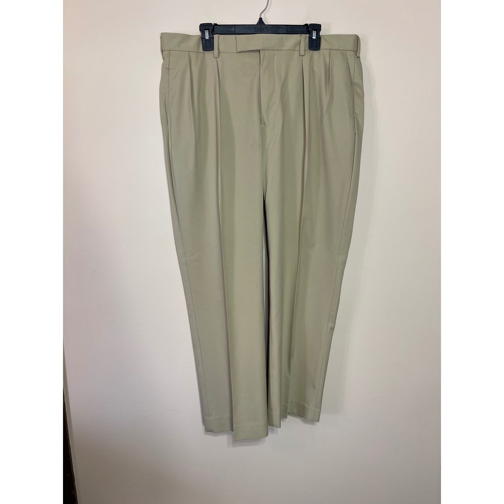 Polo Golf Ralph Lauren Mens 38x30 Performance Pleated‎ Pants Khaki Tan Trousers